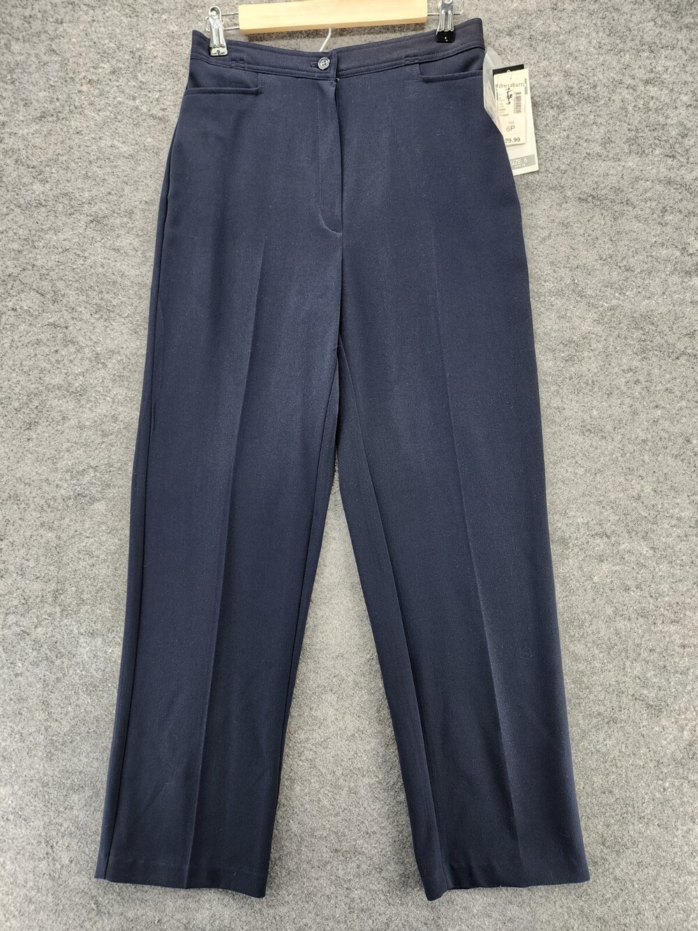 Dressbarn Petite Pants Womens 6P Blue Trouser